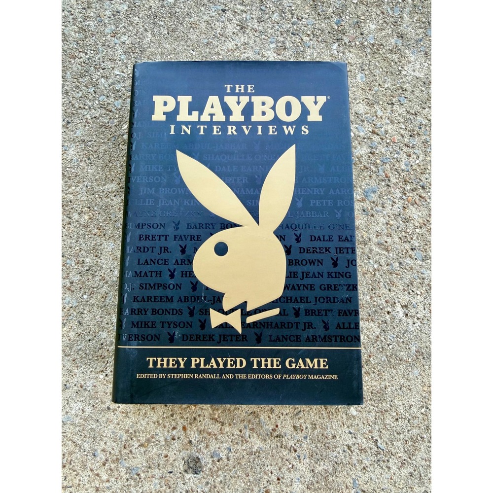 The Playboy Interviews They Played The Game Hardcover Book Michael Jordan Tyson